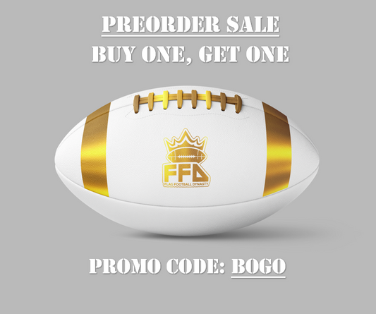 The Queen - Power Grip White Football